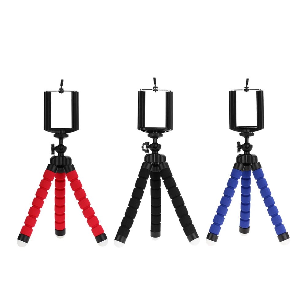 Tripods Tripod For Phone Mobile Camera Holder Clip Smartphone Monopod Tripe Stand - AURA