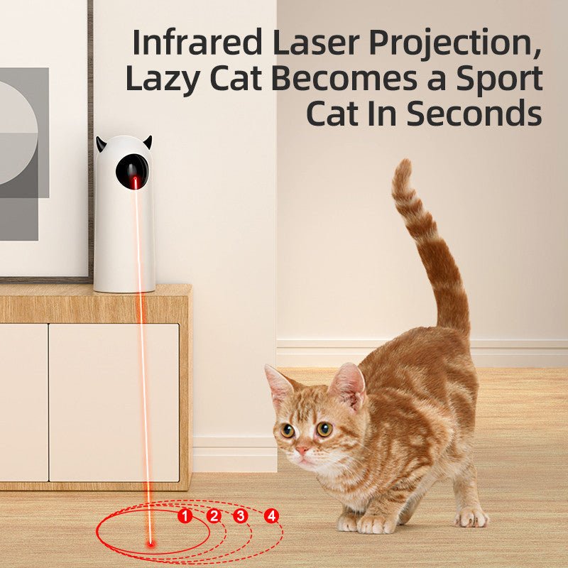 Electric Automatic Infrared Cat Teaser Toys - AURA