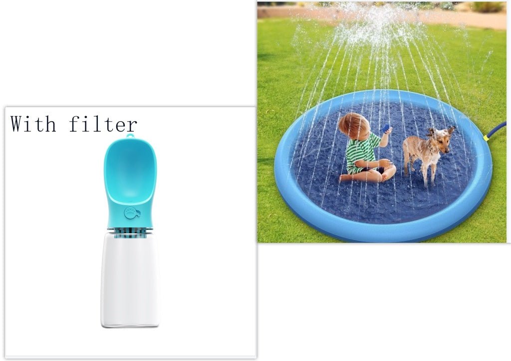 Non - Slip Splash Pad For Kids And Pet Dog Pool - Summer - AURA