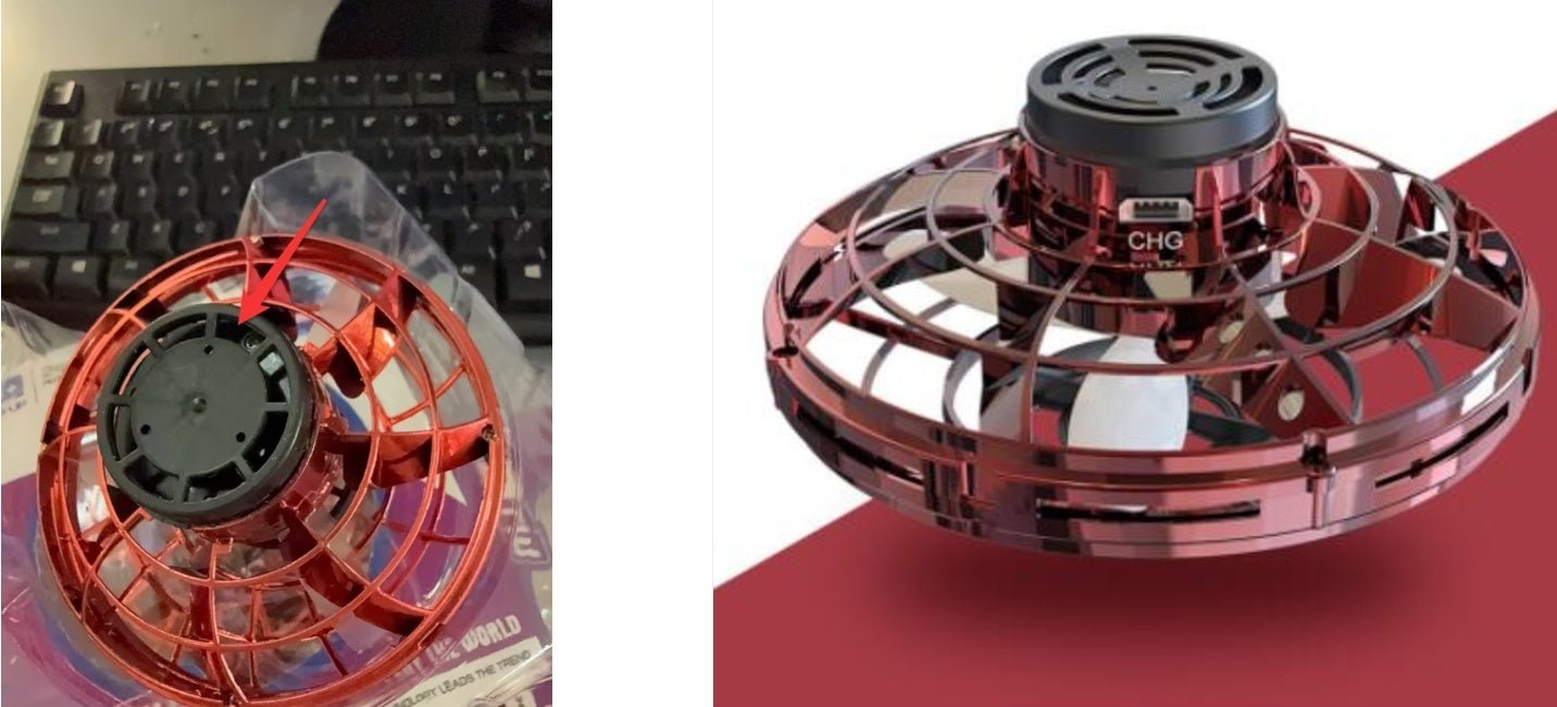 Rotating Flying GyroAircraft Induction Drone Toy - AURA