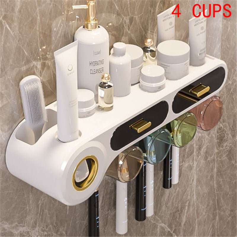 Household Bathroom Automatic Toothpaste Dispenser Toilet - AURA