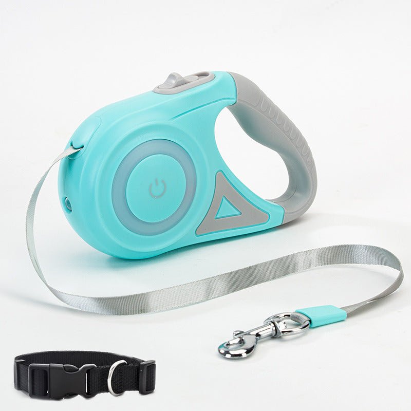 Dog Leash Retractable Leash And Dog Collar Spotlight - AURA
