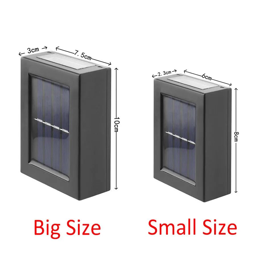 Solar Light Outdoor Up and Down Wall Washer Light Waterproof Solar Lamp - AURA