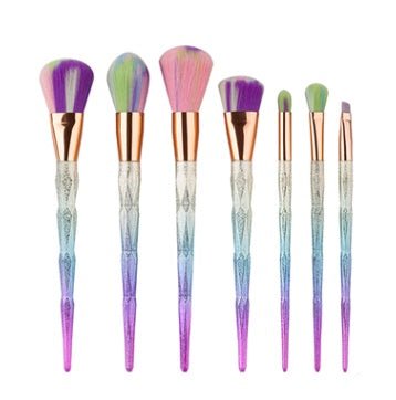 7 makeup brushes, makeup tools, diamond makeup brush foundation brush - AURA