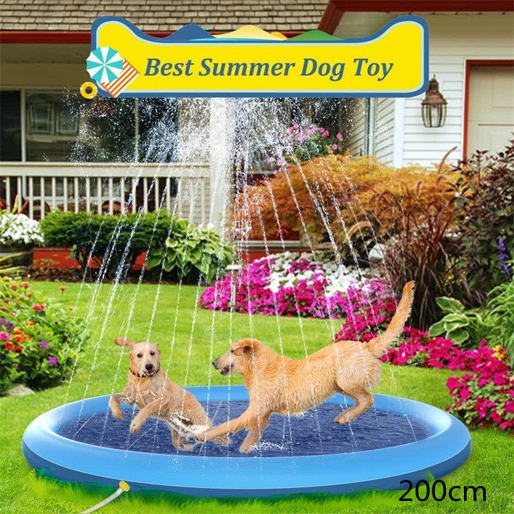 Non - Slip Splash Pad For Kids And Pet Dog Pool - Summer - AURA