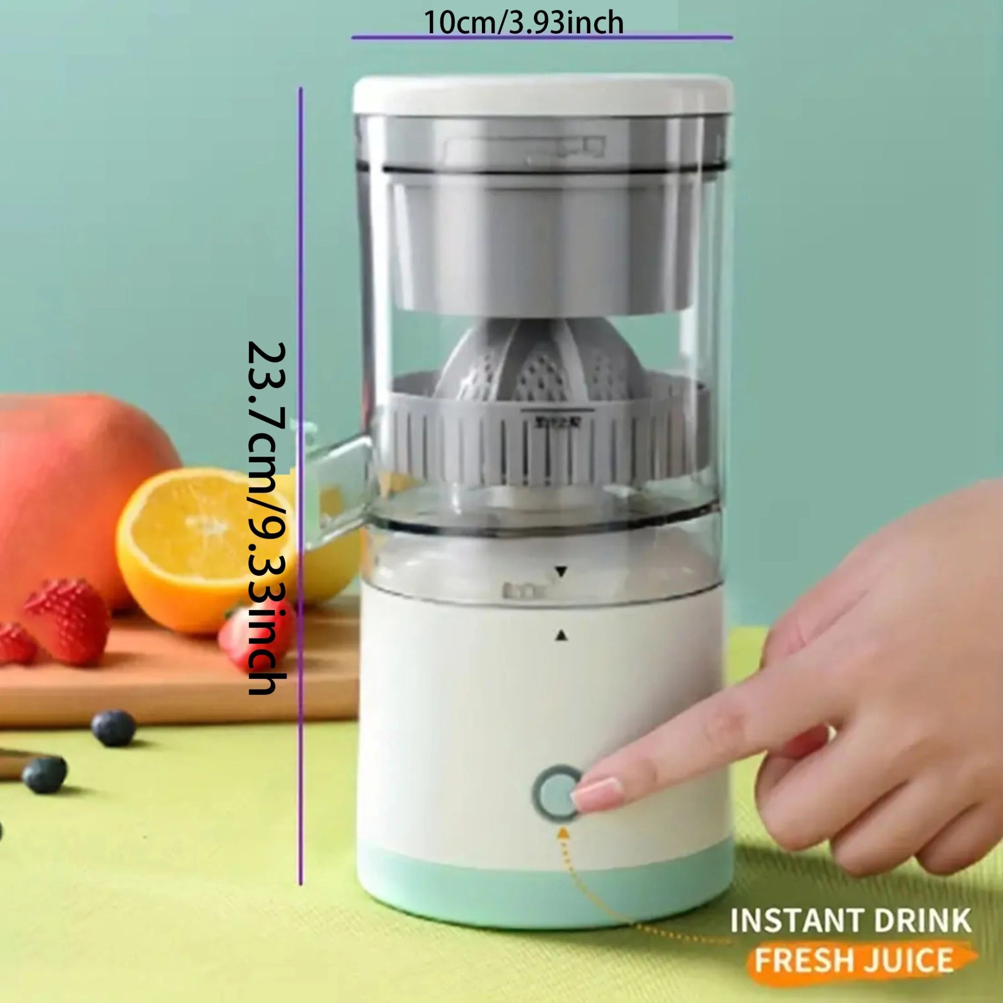 1PC electric juicer orange juice juicer USB rechargeable citrus lemon juicer - AURA