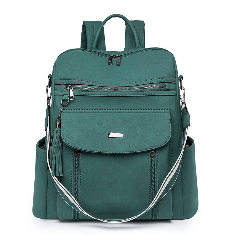 PU Retro Lady's Bags Large Capacity Women's Backpack - AURA