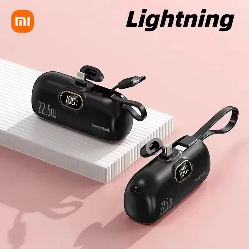 Xiaomi 30000mAh Capsule Power Bank Fast Charge Portable Mobile Power Supply - AURA