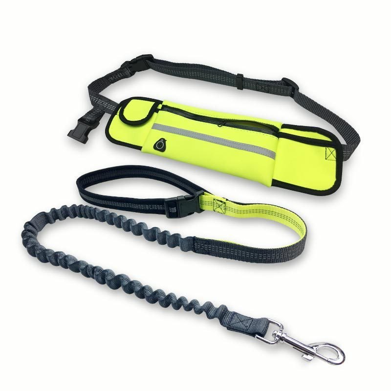 Hands - Free Dog Running Leash with Waist Pocket Adjustable Belt - AURA