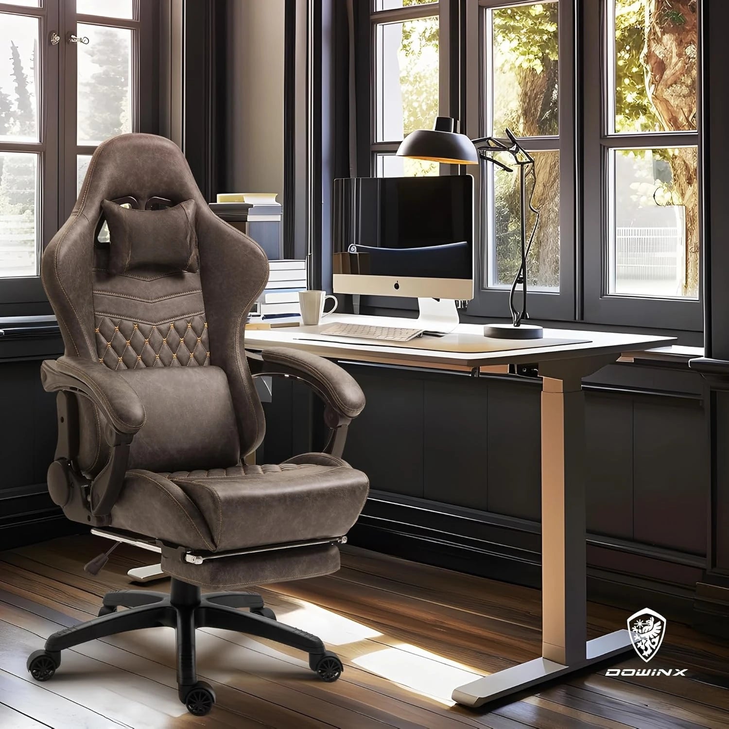 Gaming Chair Office Desk Chair with Massage Lumbar Support - AURA