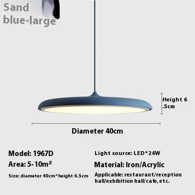 Dining Room Chandelier Macaron Flying Saucer Artistic Lamp - AURA