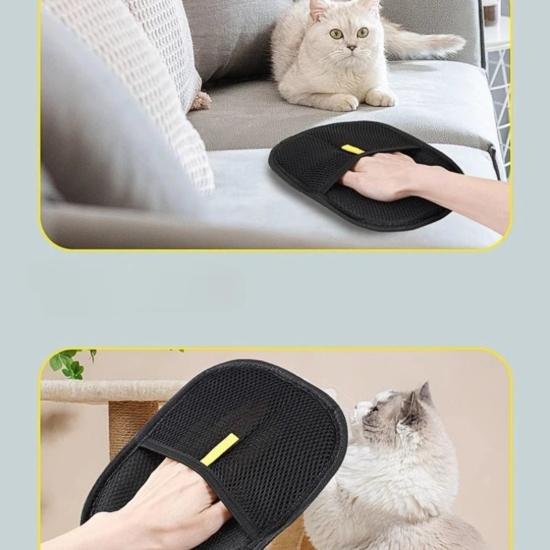 Pet Hair Remover Portable Washable Clothes Hair Dehairing Gloves - AURA