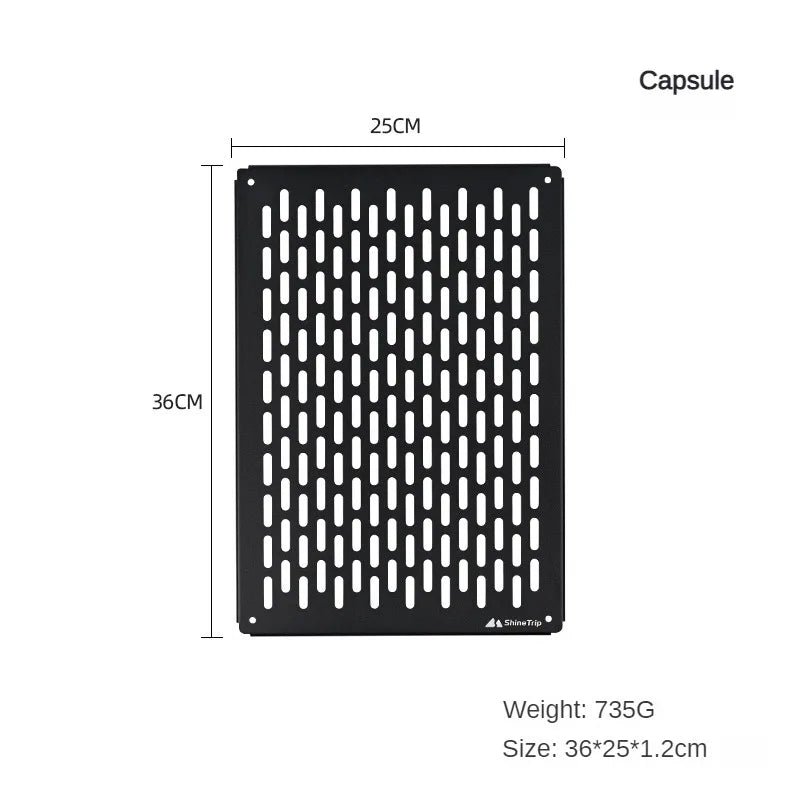 Folding Camping Tables Portable IGT Carbon Steel Ultralight Nature Hike Table - AURA