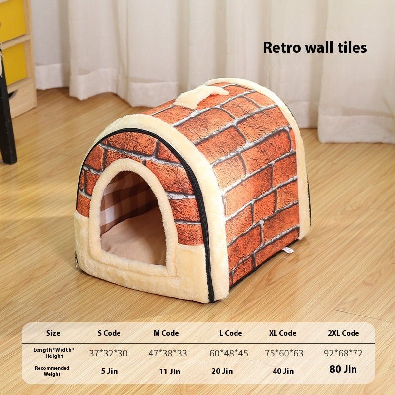 Four Seasons Universal Dog Pet Supplies Cat Nest Removable And Washable - AURA