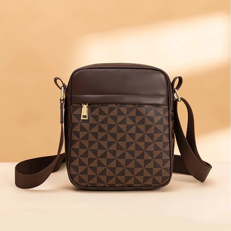 Luxury Designer Bag Men Messenger Bag for Men Leather Shoulder Bag - AURA