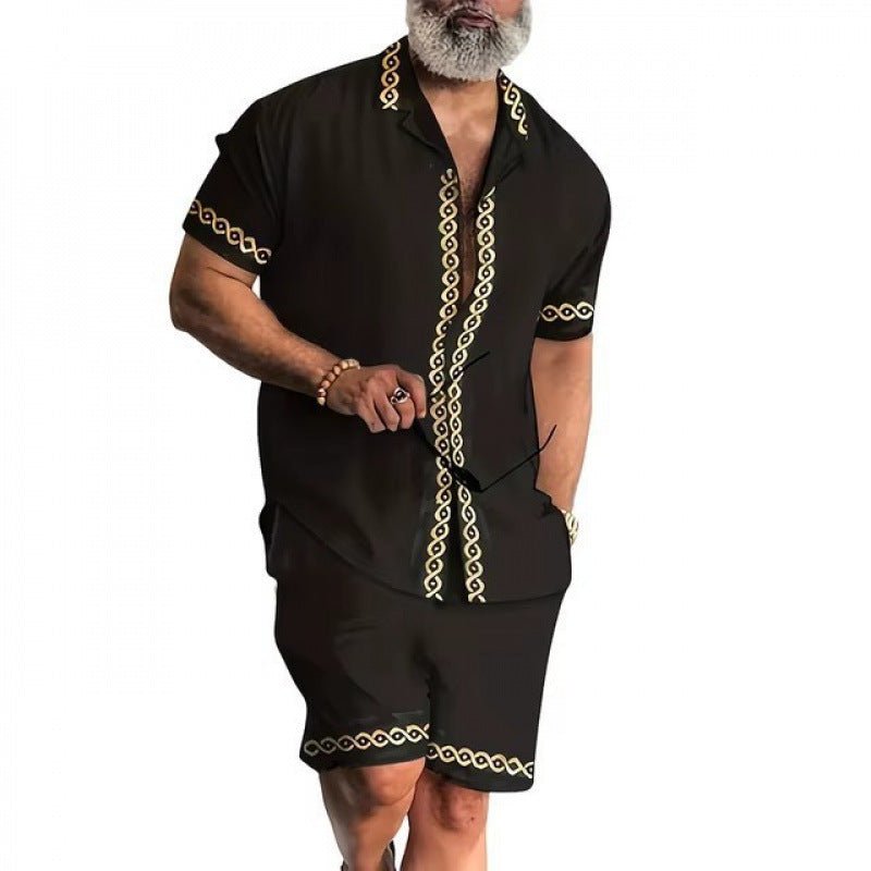 Men's Fashion Personality 3D Digital Printing Suit - AURA