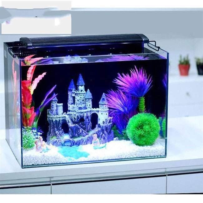 Wholesale fish tank decoration resin aquarium water tank la - AURA