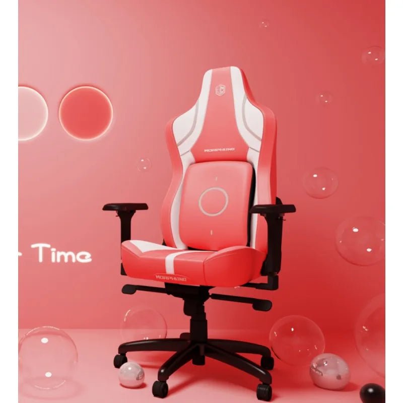 Morphling Gaming Chair Dynamic Lumbar Support and Thicken Seat, Height Adjustable Game Chair with 360° - Swivel Seat - AURA