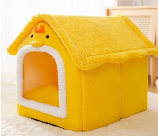 Foldable Dog House Pet Cat Bed Winter Dog Villa - AURA