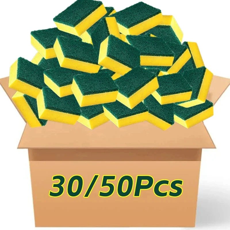 Double sided magic sponge for motorcycles, pots, and kitchens - AURA