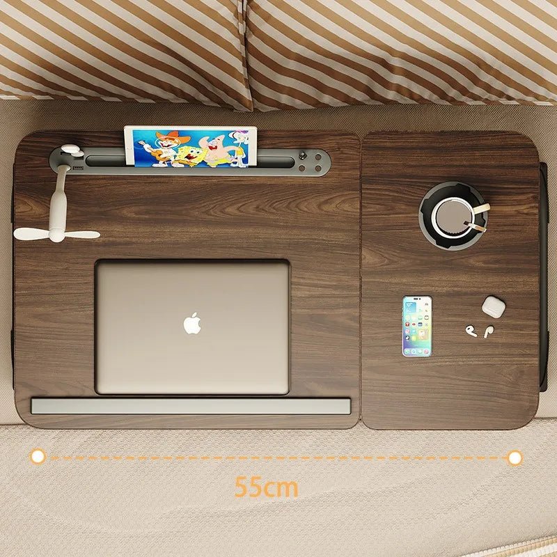Bed Desk, Adjustable Computer Desk, Foldable Laptop, Bedside Table - AURA