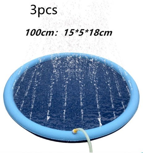 Non - Slip Splash Pad For Kids And Pet Dog Pool - Summer - AURA