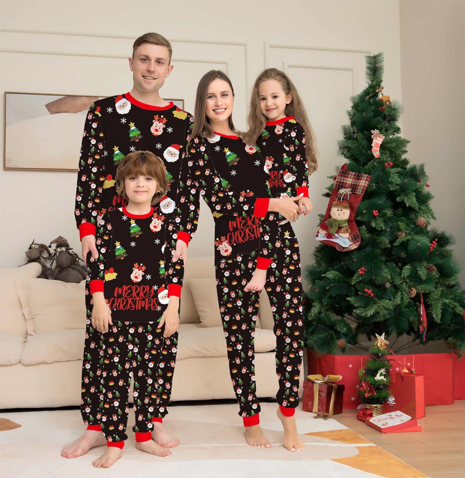 Family Christmas Matching Pajamas Set Christmas Pajamas - AURA