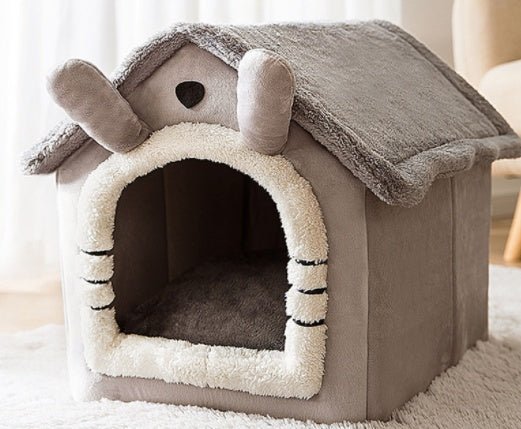 Foldable Dog House Pet Cat Bed Winter Dog Villa - AURA
