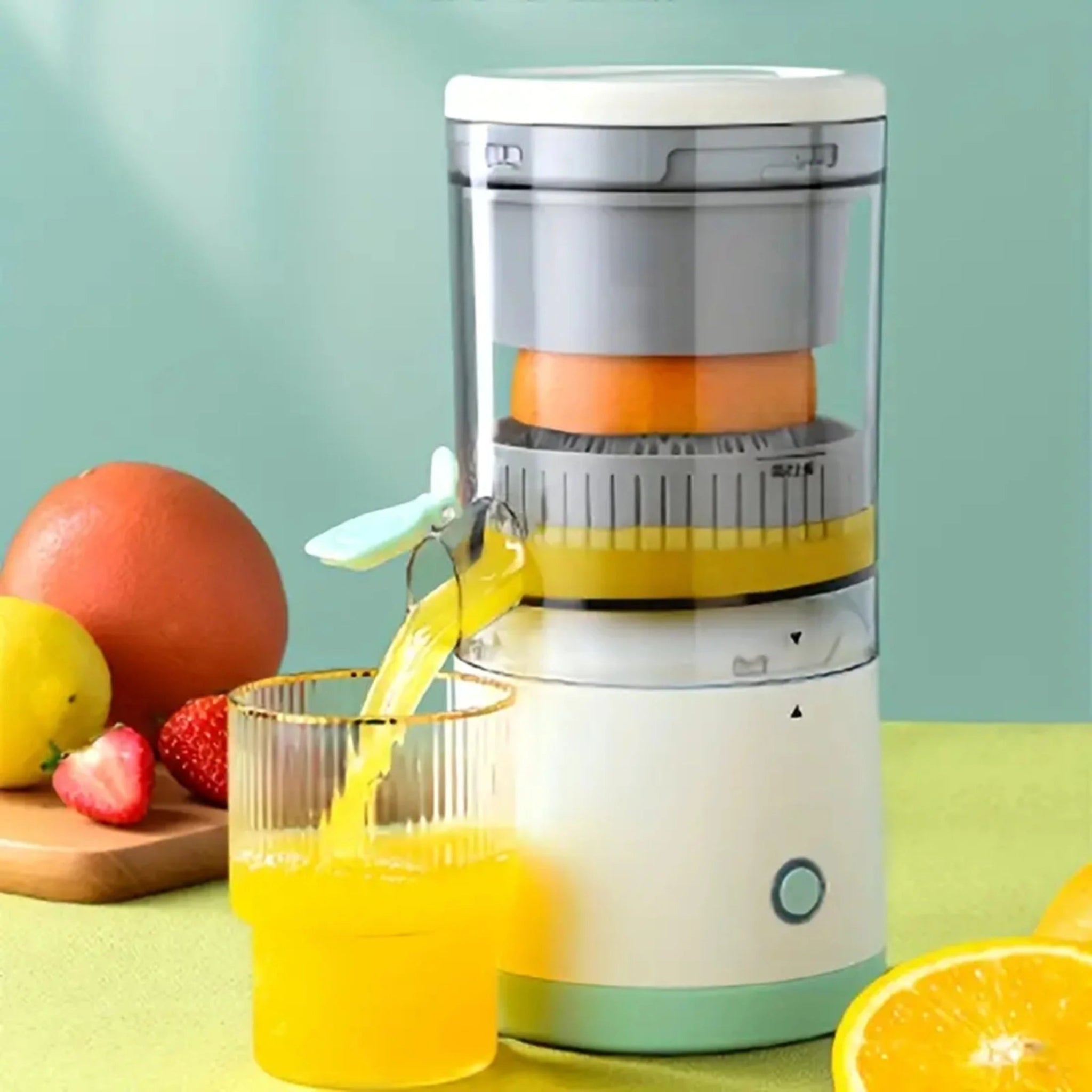 1PC electric juicer orange juice juicer USB rechargeable citrus lemon juicer - AURA