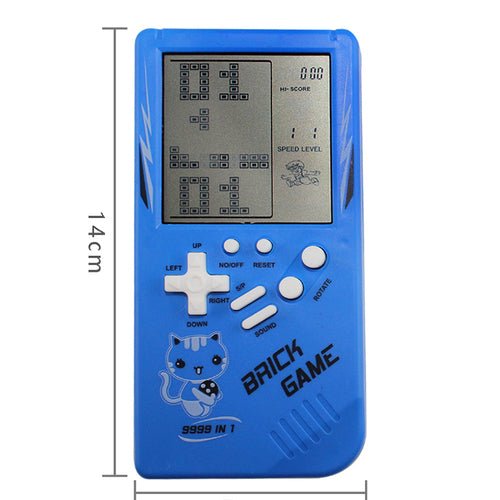 Retro Childhood Tetris Handheld Game Player Yellow - AURA