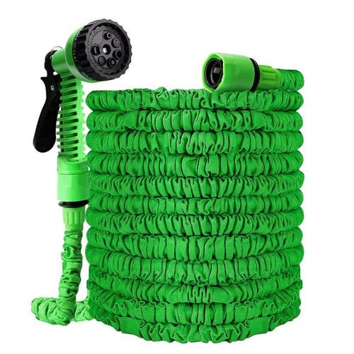 Expanding Expandable Flexible Garden Water Hose w Spray Nozzle 25, 50, - AURA