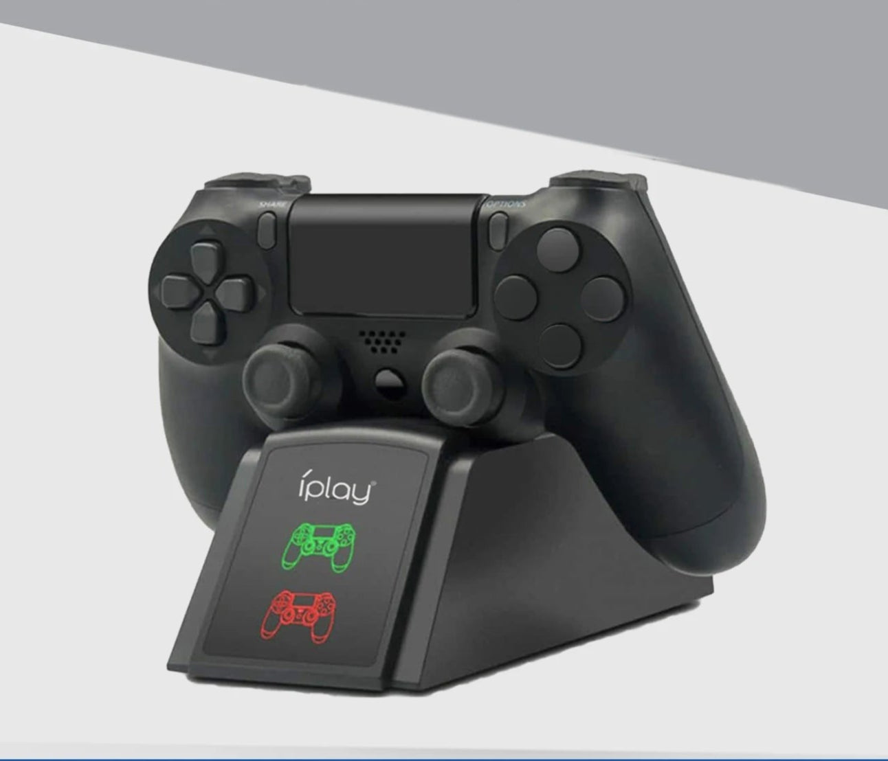 PS4 Controller Fast Charging Dock Station Dual Charger Stand with Status Indicator - AURA