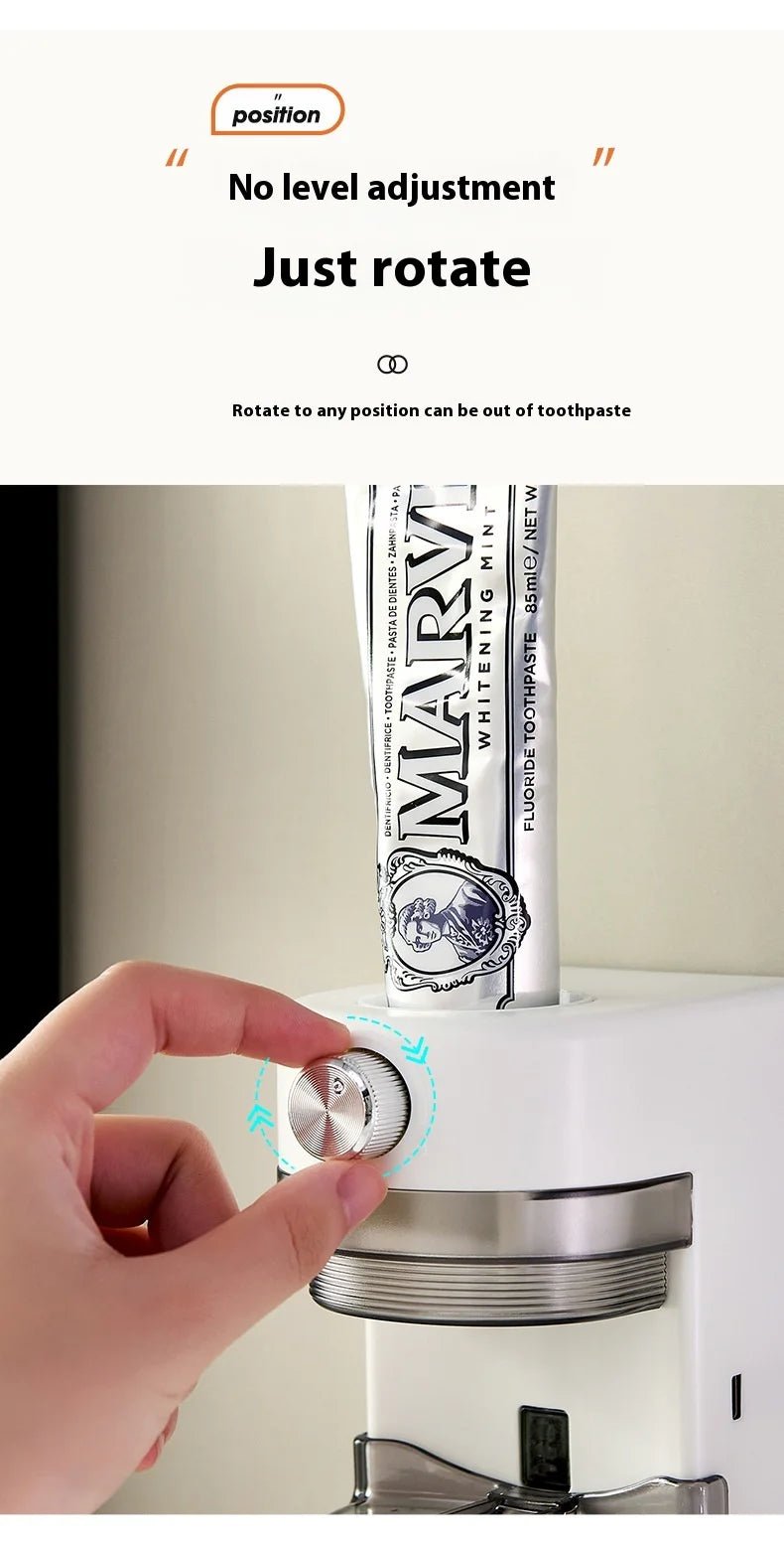 Wall Mounted Automatic Toothpaste Dispenser Adjustable - AURA