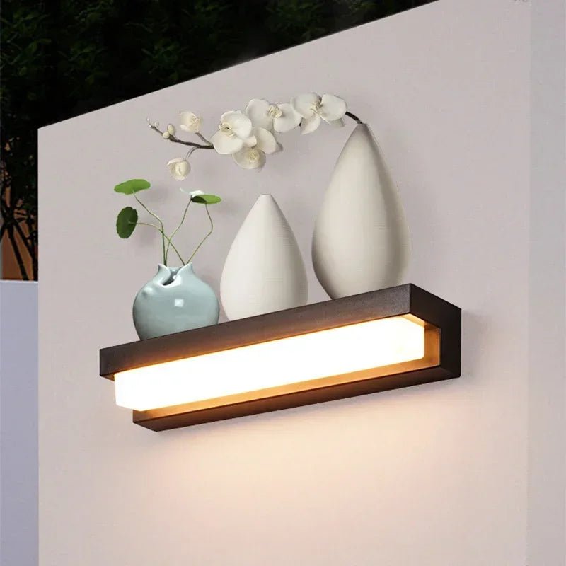 LED Outdoor Solar Wall Lights Waterproof Solar Light Balcony Villa Doorway Courtyard - AURA