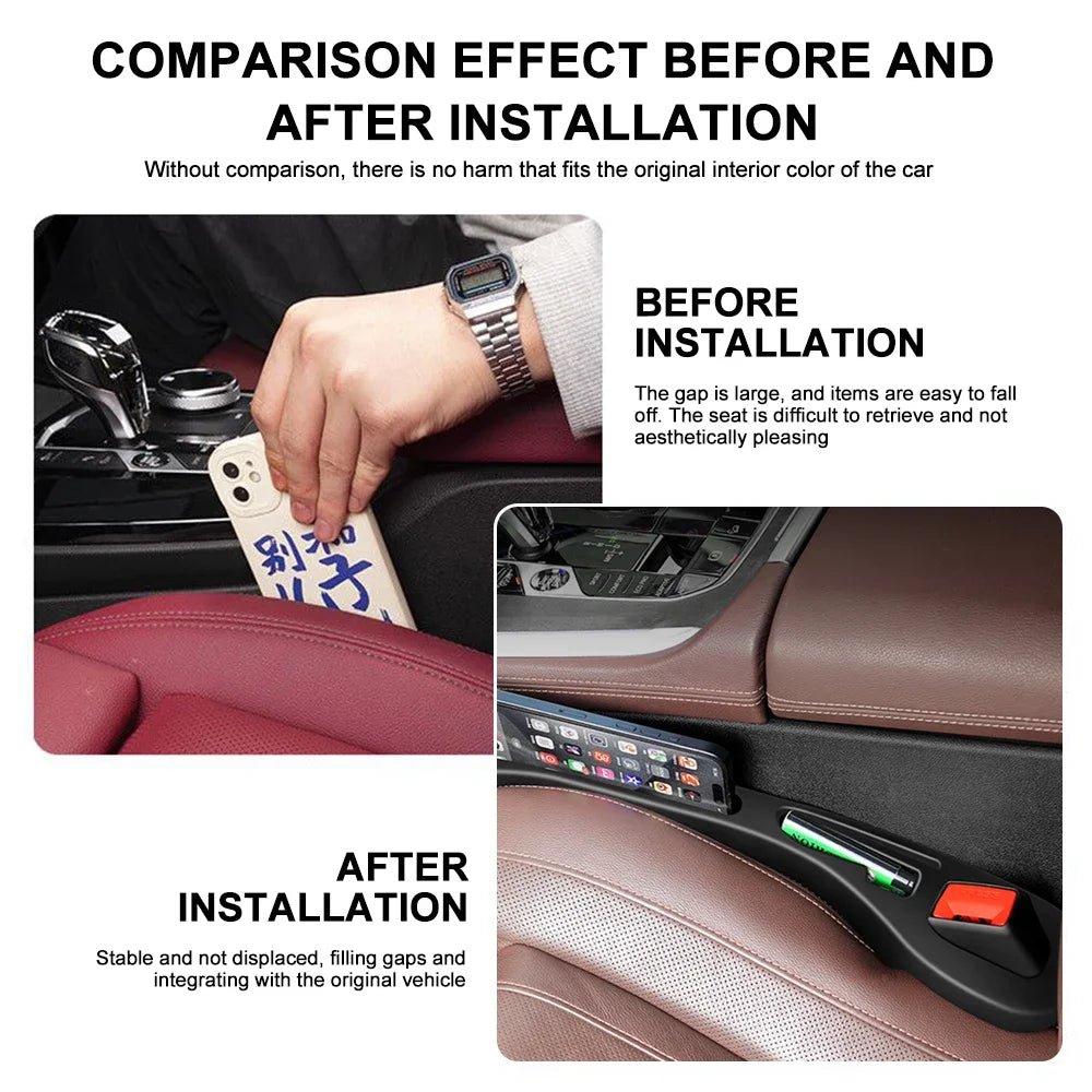 Car Seat Gap Filler Side Seam Plug Strip Leak - proof Filling Strip Leak - proof - AURA