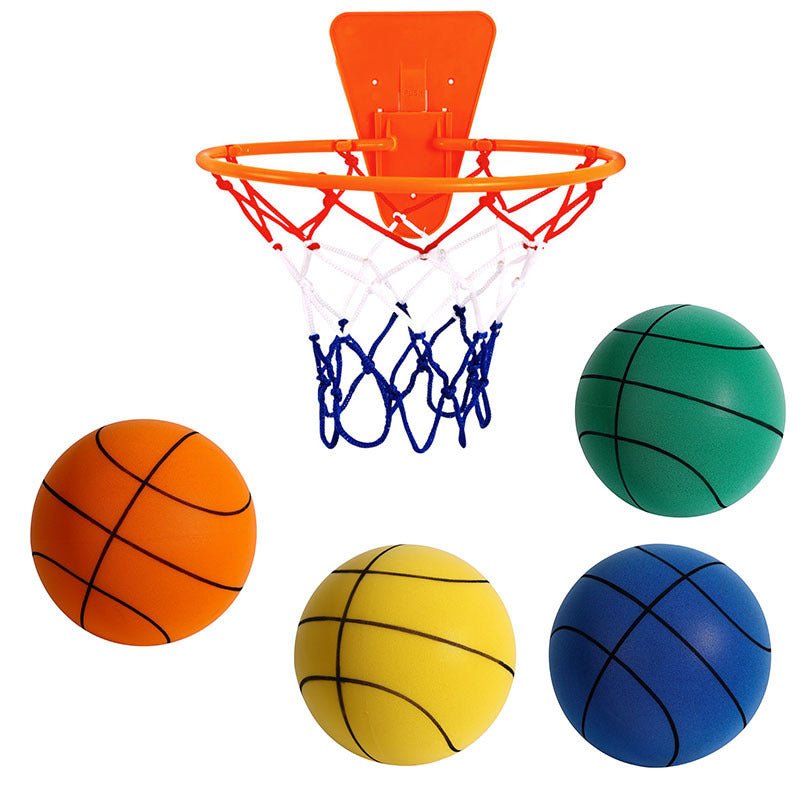 Silent High Density Foam Sports Ball Indoor Mute Basketball - AURA