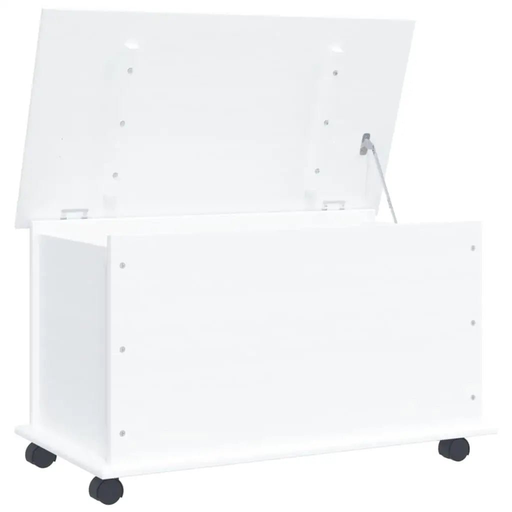 ALTA White Storage Chest on Wheels 28.7x15.6x17.3 - AURA