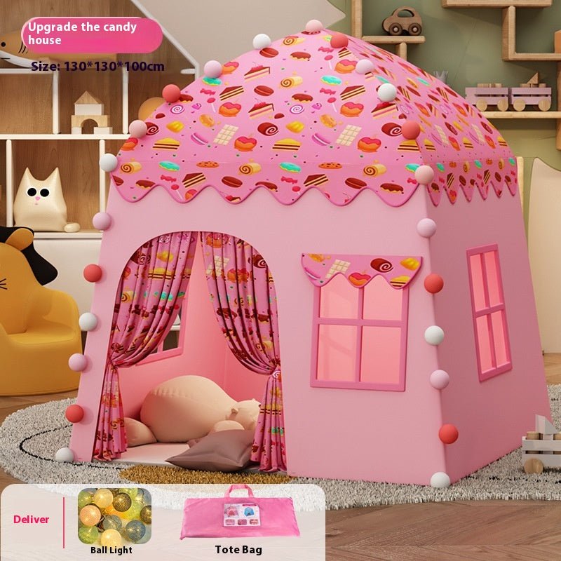 Girls' Separate Room Sleeping Beauty Castle Boys' Outdoor Tent Toy House - AURA