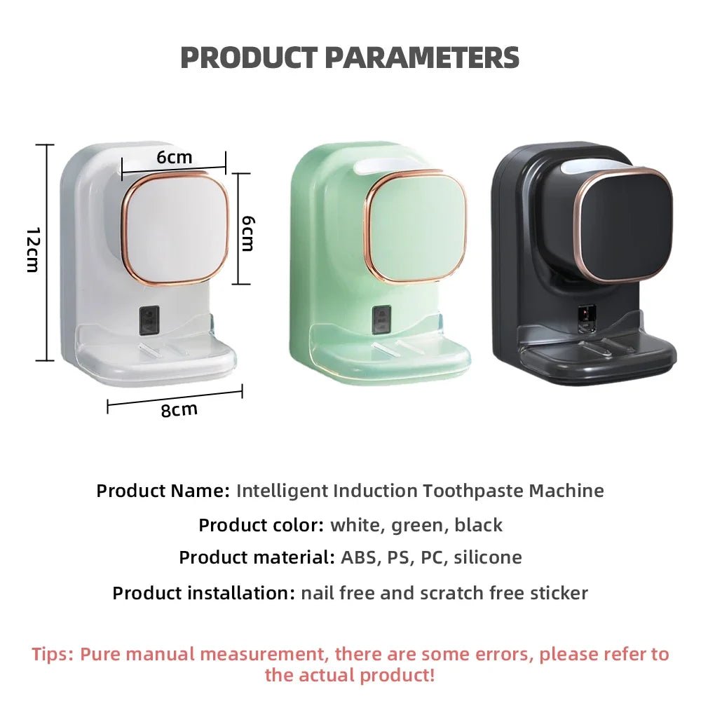 3 Mode Toothpaste Dispenser Removable Bathroom - AURA