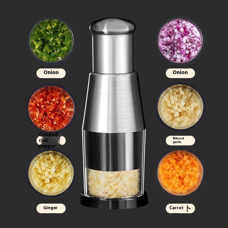 Garlic Crusher Onion Chopper Multipeler Vegetables Chopper - AURA