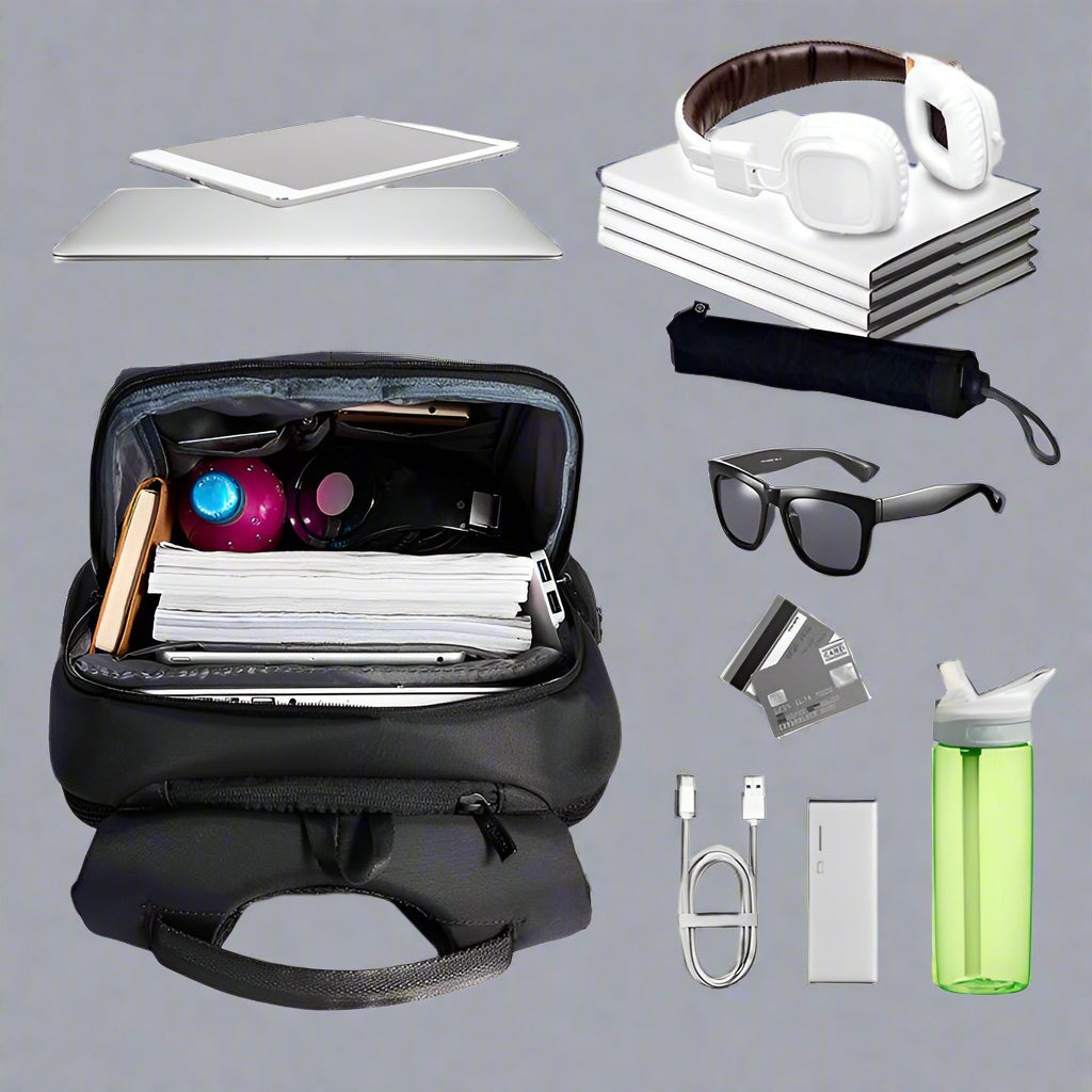 Waterproof Backpack With USB Charging Port - AURA