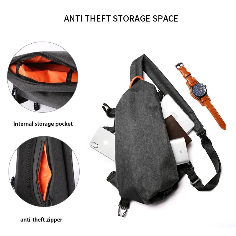 Multifunction Sling Bag Chest Bags for Men Fashion - AURA