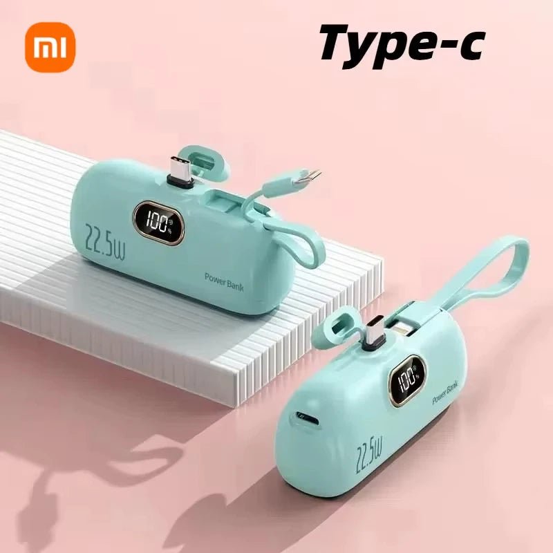 Xiaomi 30000mAh Capsule Power Bank Fast Charge Portable Mobile Power Supply - AURA