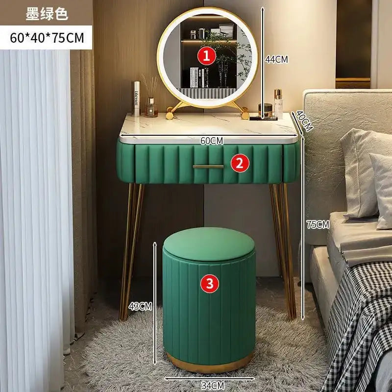 Nordic dressing table bedroom modern simple Internet celebrity ins style dressing table - AURA