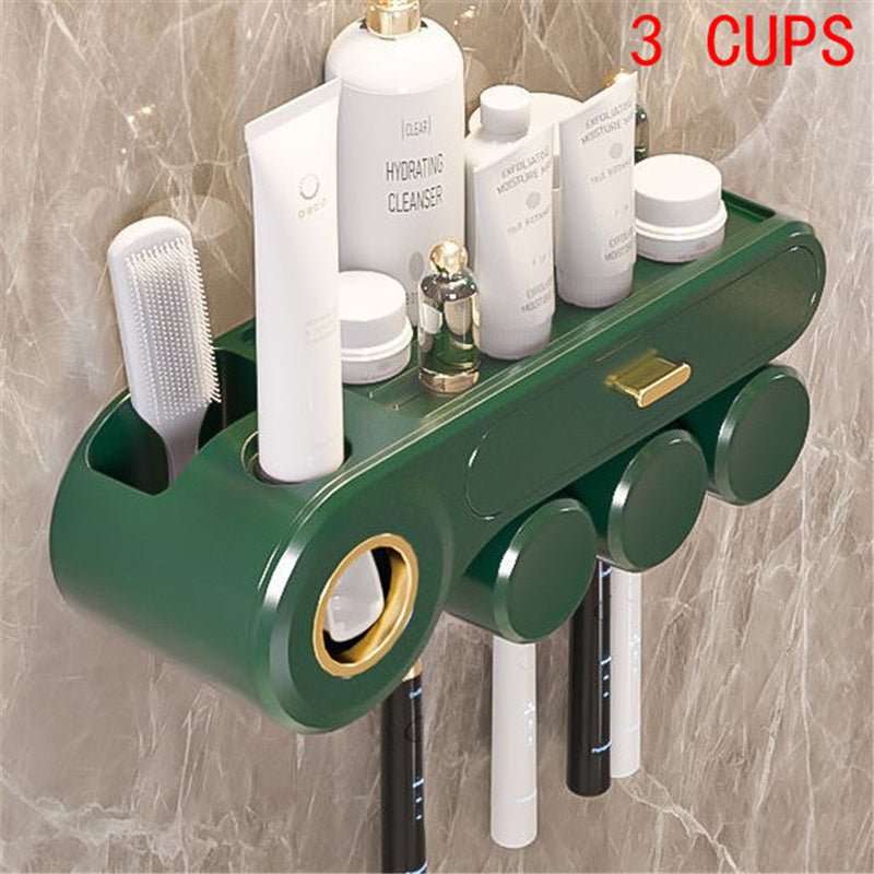 Household Bathroom Automatic Toothpaste Dispenser Toilet - AURA