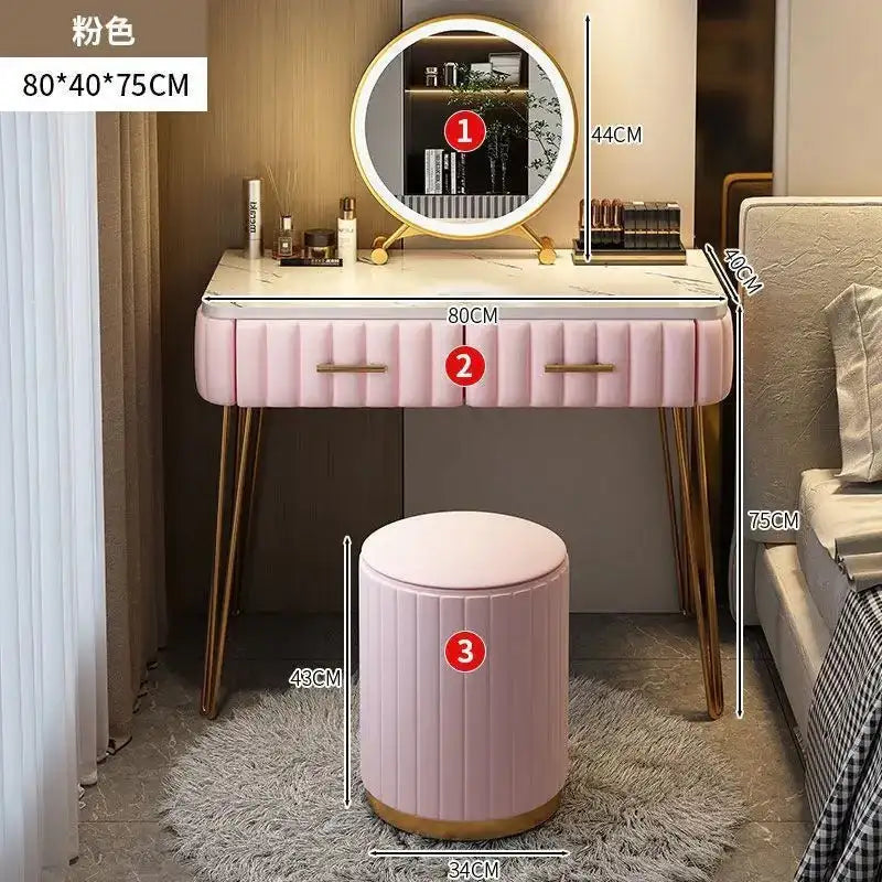 Nordic dressing table bedroom modern simple Internet celebrity ins style dressing table - AURA