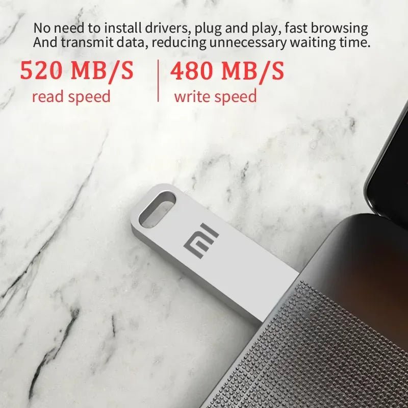 Xiaomi 2TB USB 3.2 Flash Drive High Speed Metal U Disk - AURA
