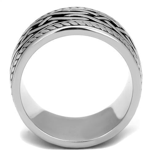 Men Stainless Steel Epoxy Rings TK2239 - AURA