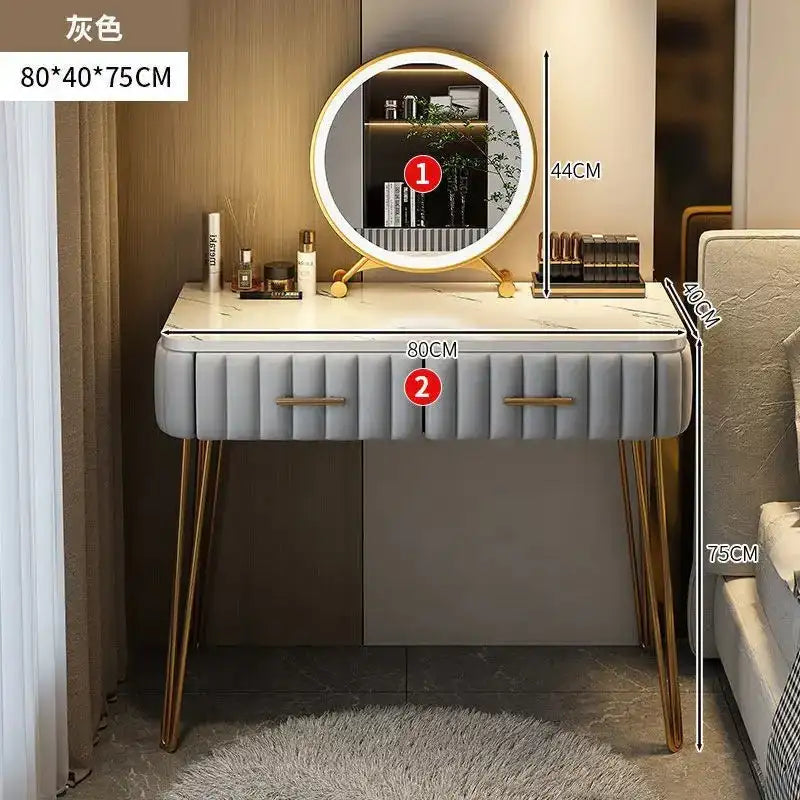 Nordic dressing table bedroom modern simple Internet celebrity ins style dressing table - AURA