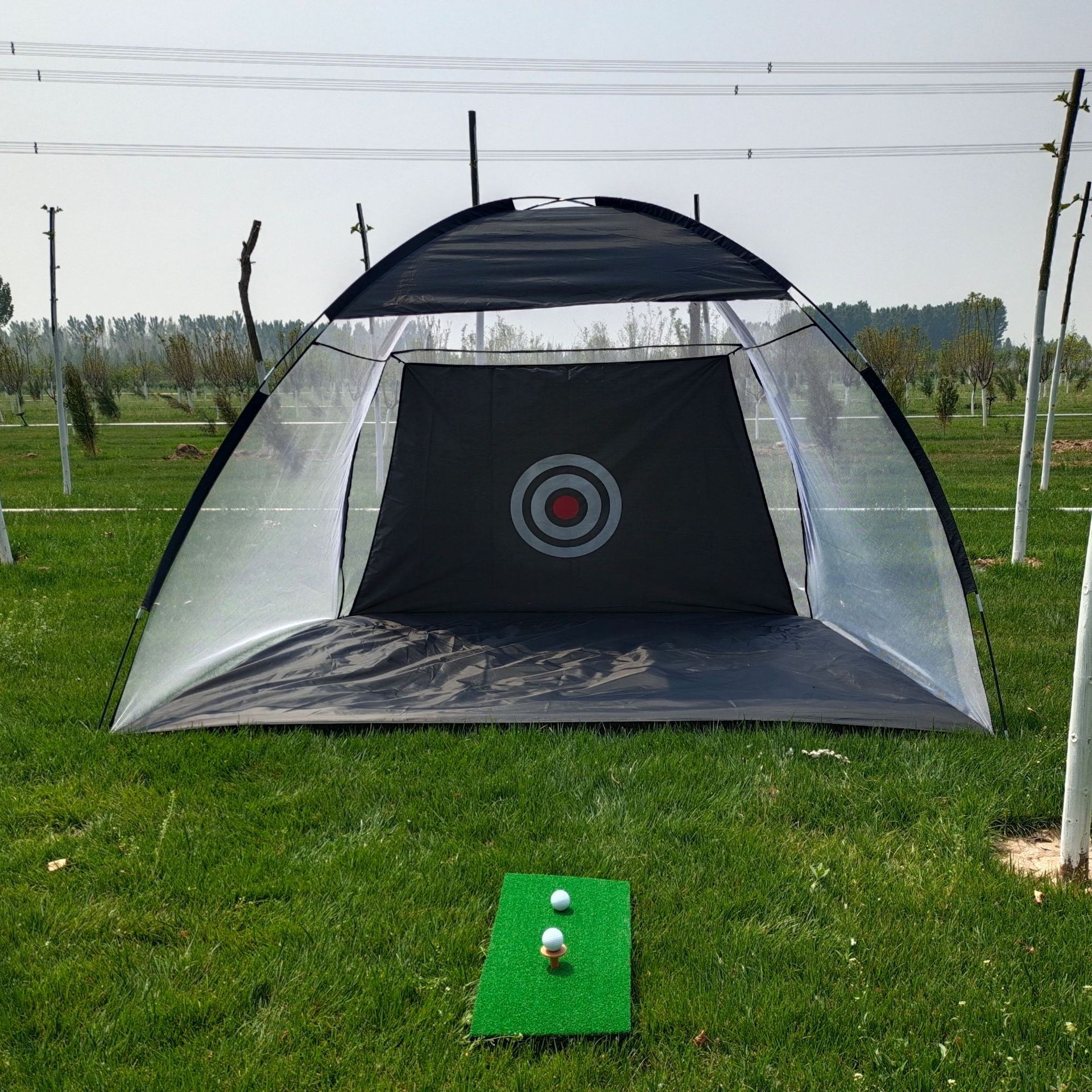 Golf Practice Net Tent Golf Hitting Cage Garden Grassland Practice Tent - AURA